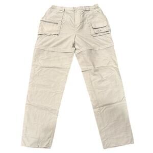 Cabela's Men's Guidewear Convertible Hiking Outdoor Pants Light Khaki Size XL